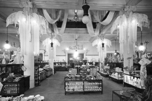 Selfridges store interior c 1910